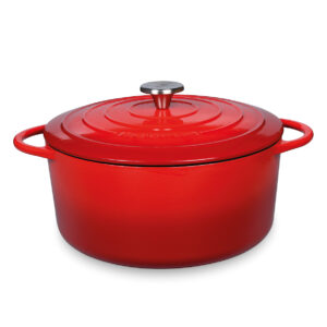 PROVENCE kookpan met deksel rood 28cm