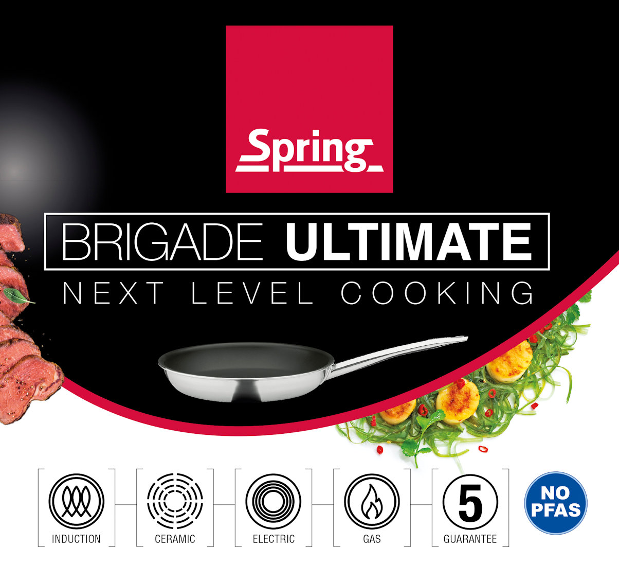 SPRING BRIGADE ULTIMATE steelwok 28cm (PFAS-vrij) - Afbeelding 4